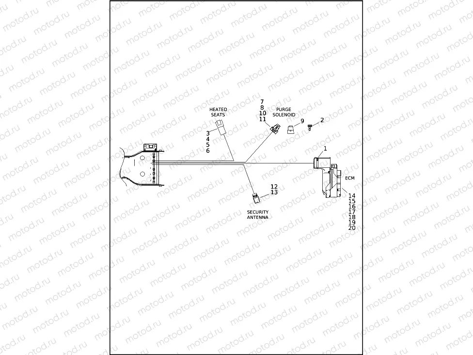 WIRING HARNESS, MAIN (4 OF 10)