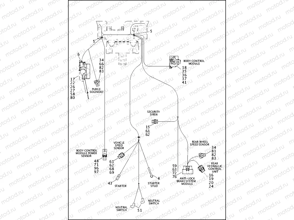 WIRING HARNESS, MAIN (4 OF 5)