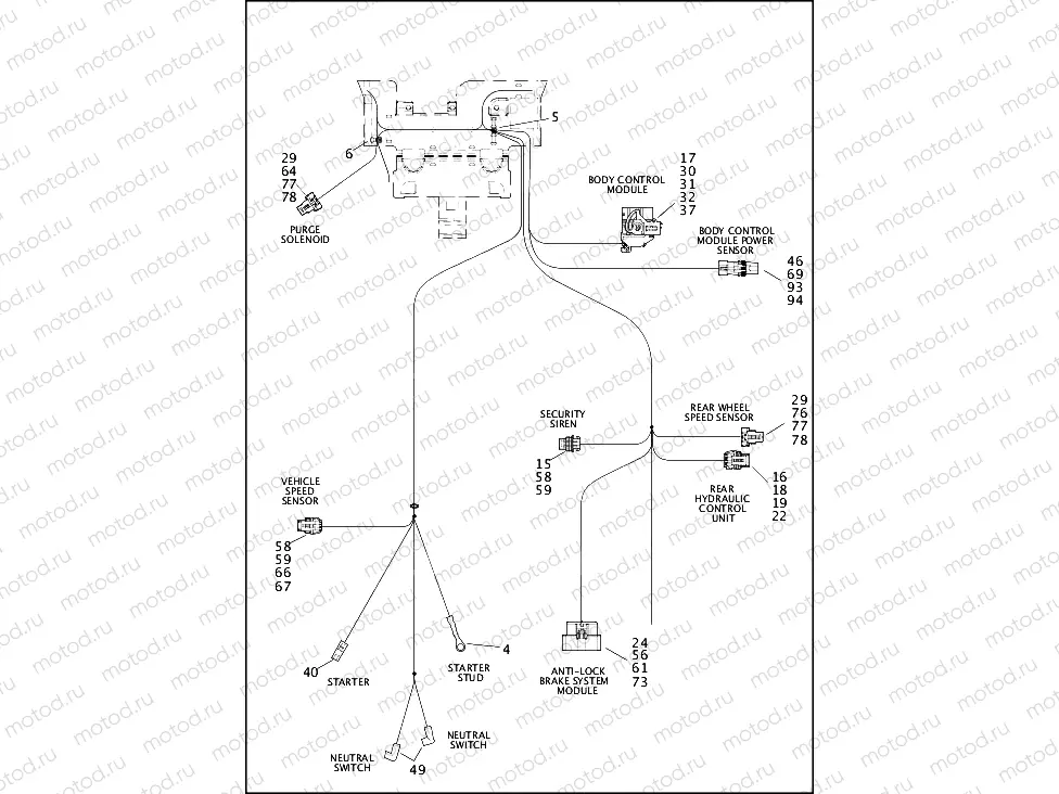 WIRING HARNESS, MAIN (4 OF 5)