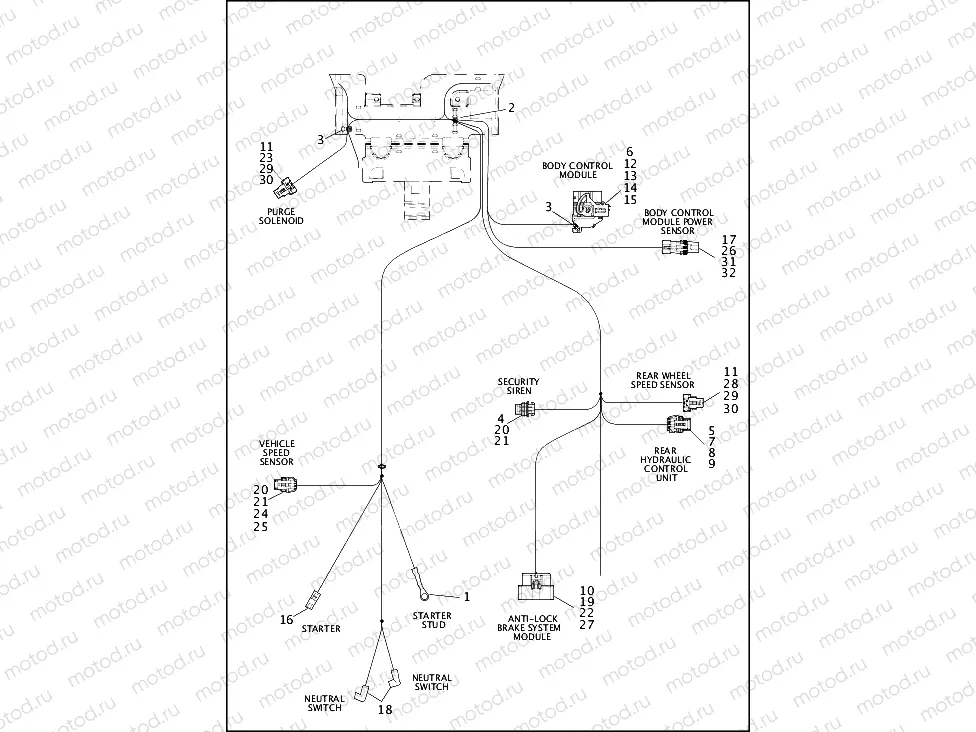 WIRING HARNESS, MAIN (4 OF 5)