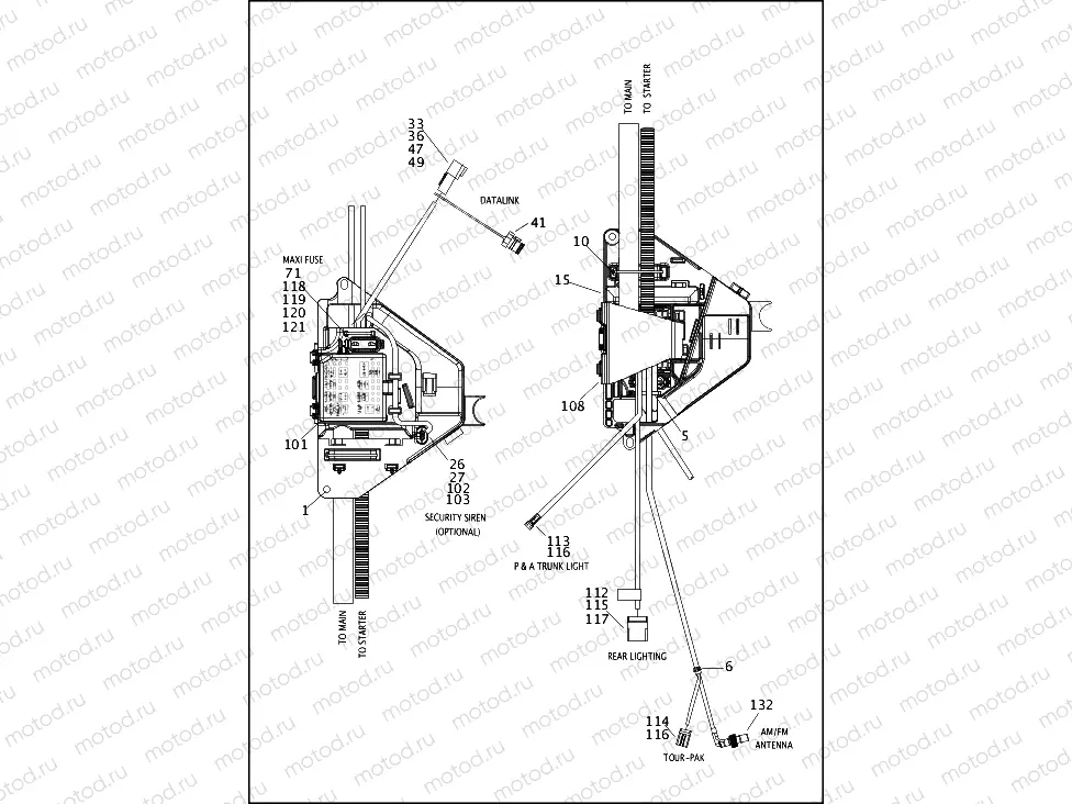 WIRING HARNESS, MAIN (4 OF 6)