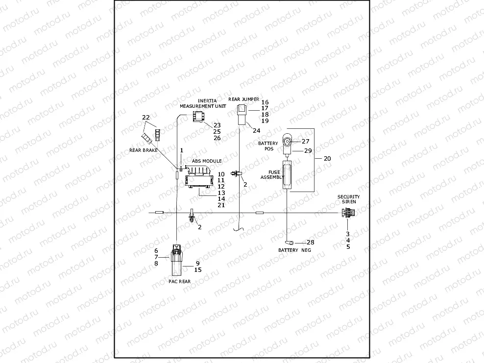 WIRING HARNESS, MAIN (4 OF 6)