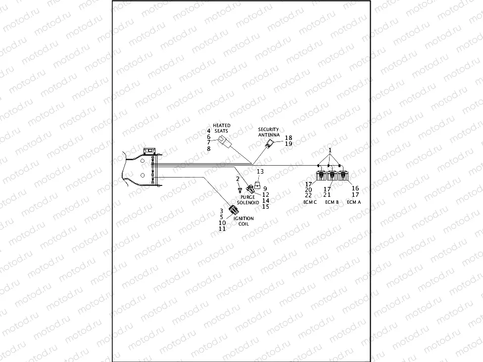 WIRING HARNESS, MAIN (4 OF 8)