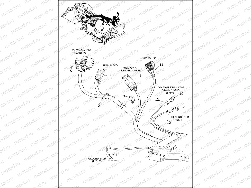 WIRING HARNESS, MAIN (5 OF 10)
