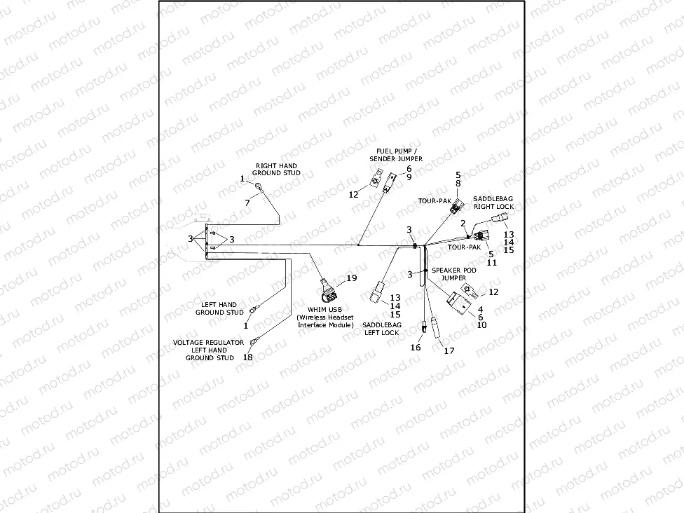WIRING HARNESS, MAIN (5 OF 10)