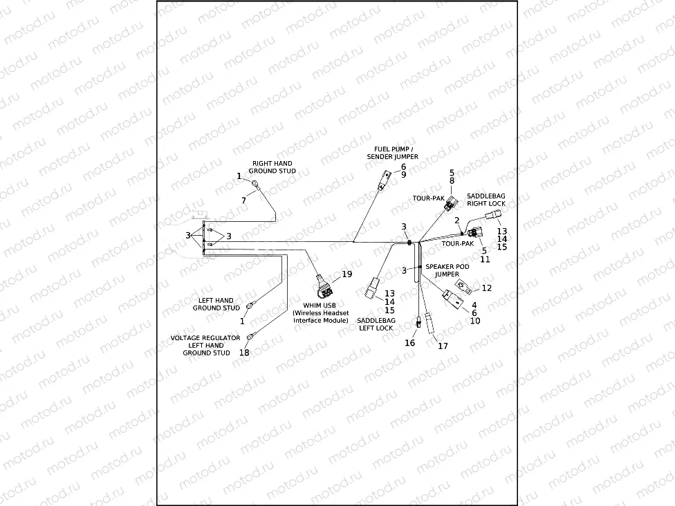WIRING HARNESS, MAIN (5 OF 10)
