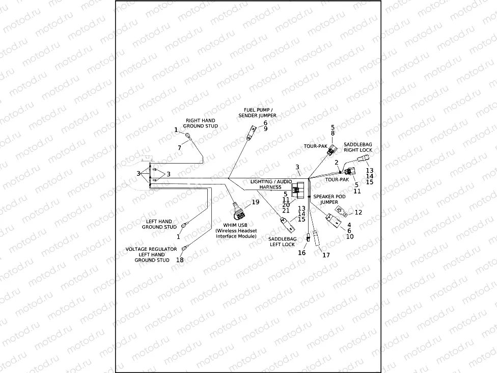 WIRING HARNESS, MAIN (5 OF 10)