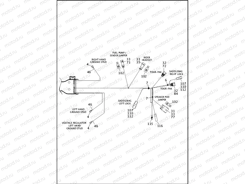 WIRING HARNESS, MAIN (5 OF 8)