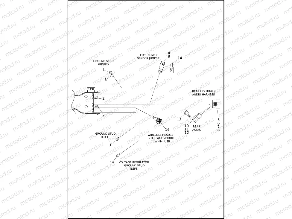 WIRING HARNESS, MAIN (5 OF 8)