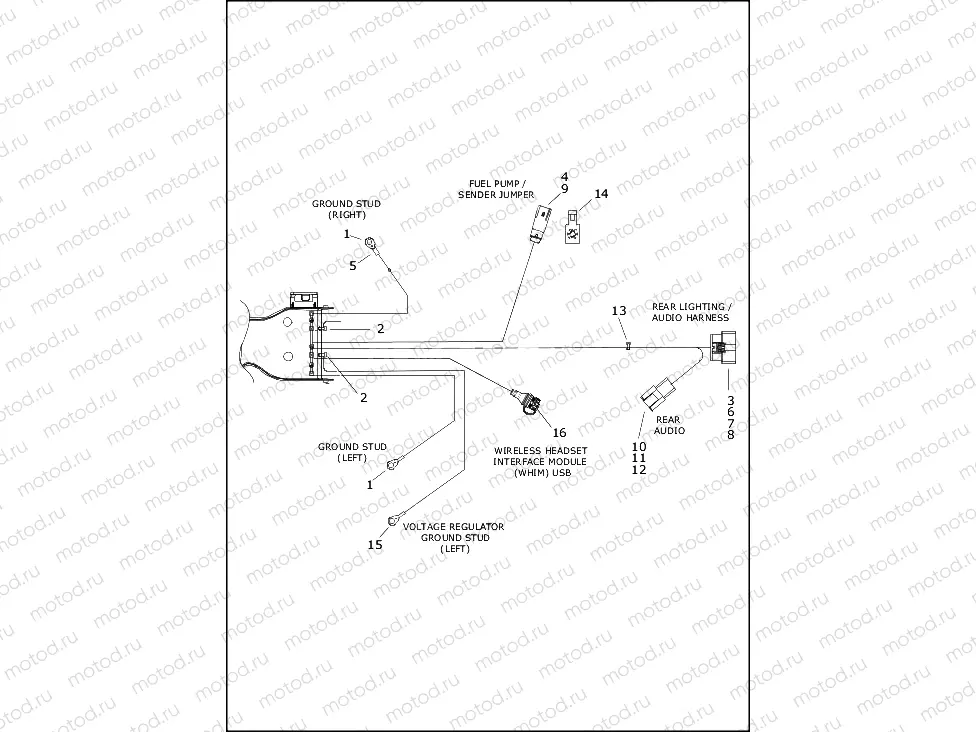 WIRING HARNESS, MAIN (5 OF 8)