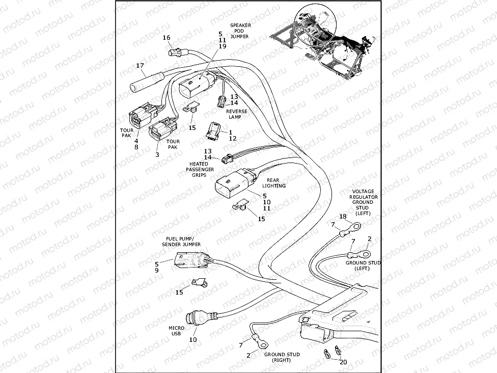 WIRING HARNESS, MAIN - (5 OF 9)