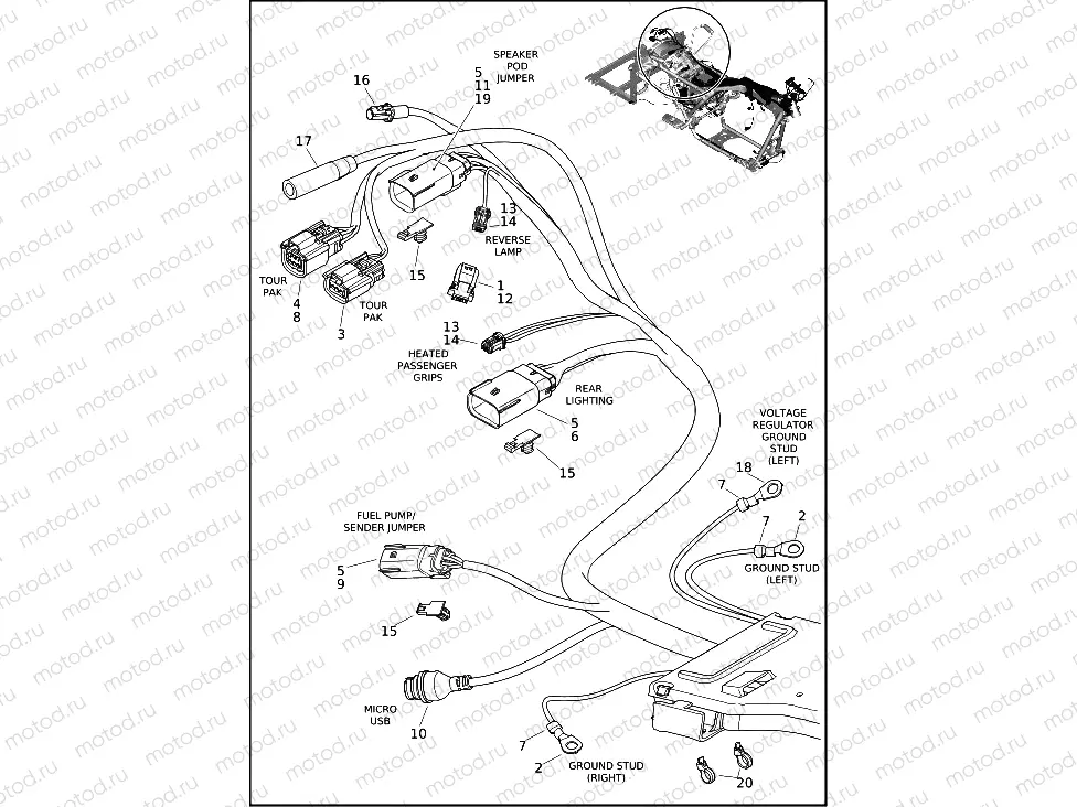 WIRING HARNESS, MAIN - (5 OF 9)