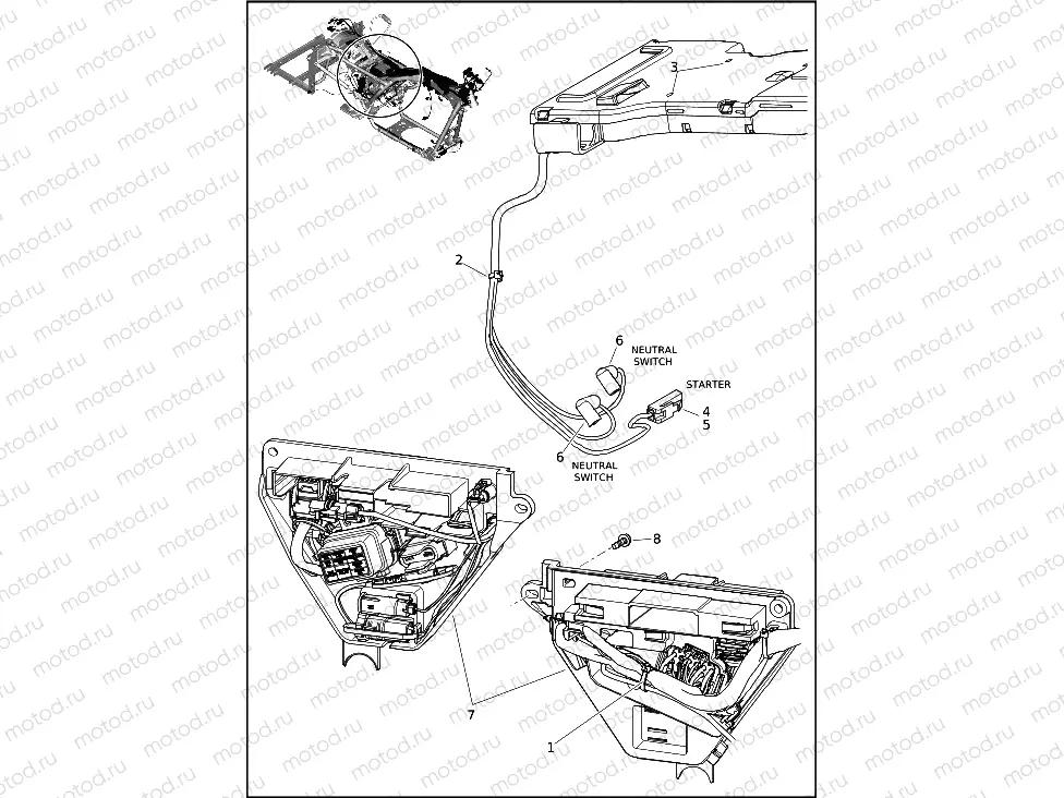 WIRING HARNESS, MAIN - (6 OF 9)