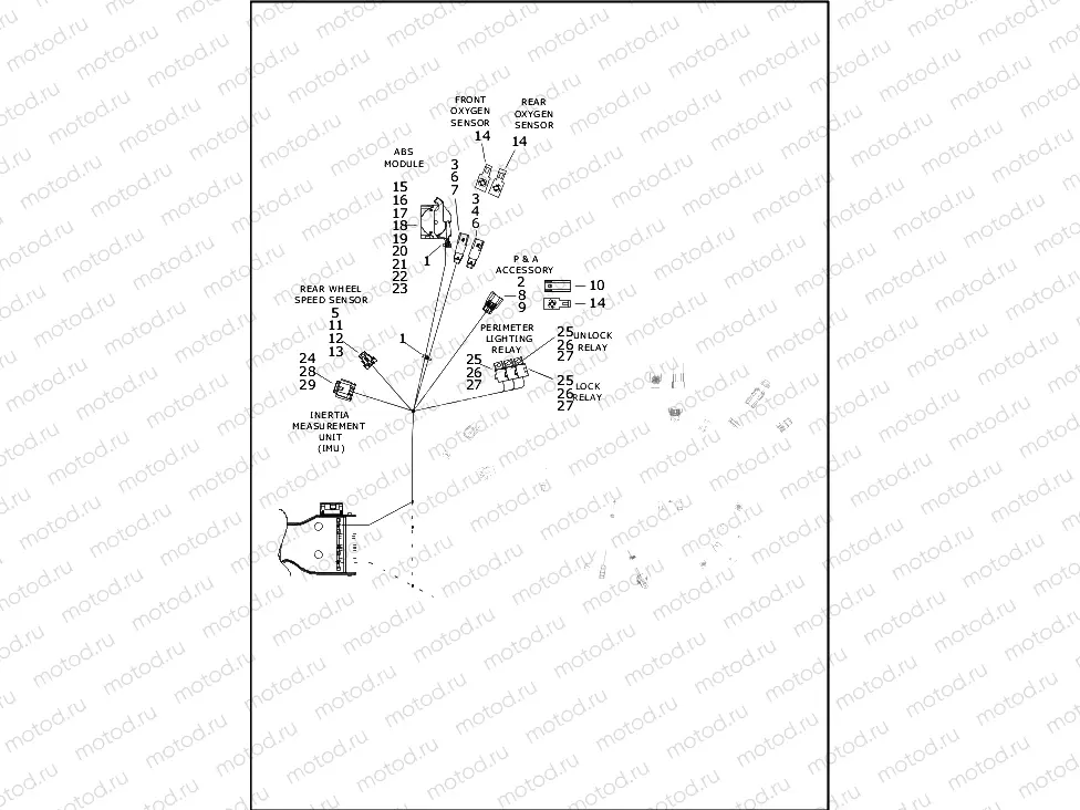 WIRING HARNESS, MAIN (7 OF 10)