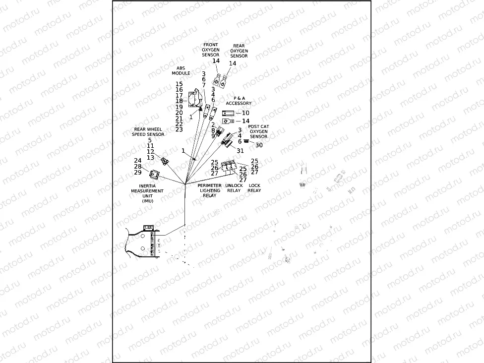 WIRING HARNESS, MAIN (7 OF 10)