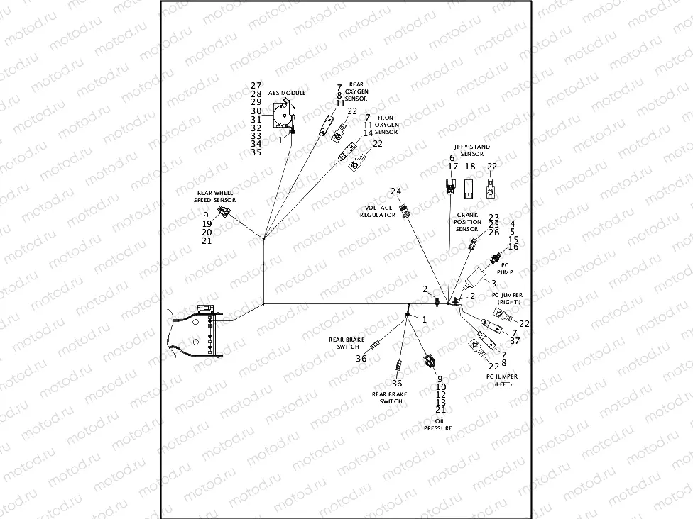 WIRING HARNESS, MAIN (7 OF 8)