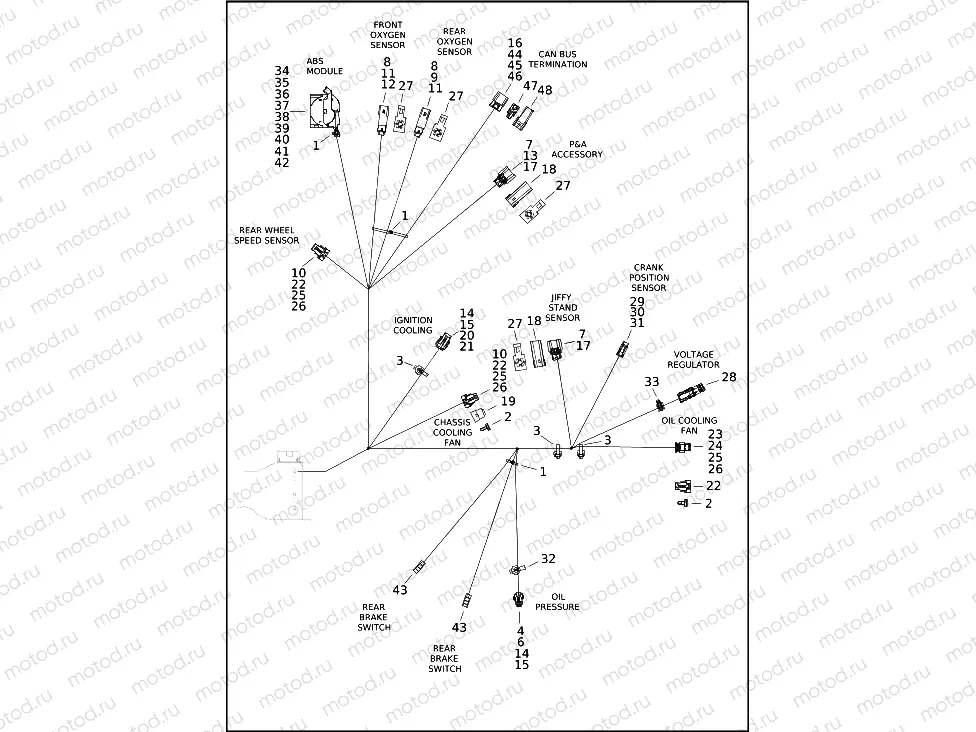 WIRING HARNESS, MAIN (7 OF 8)