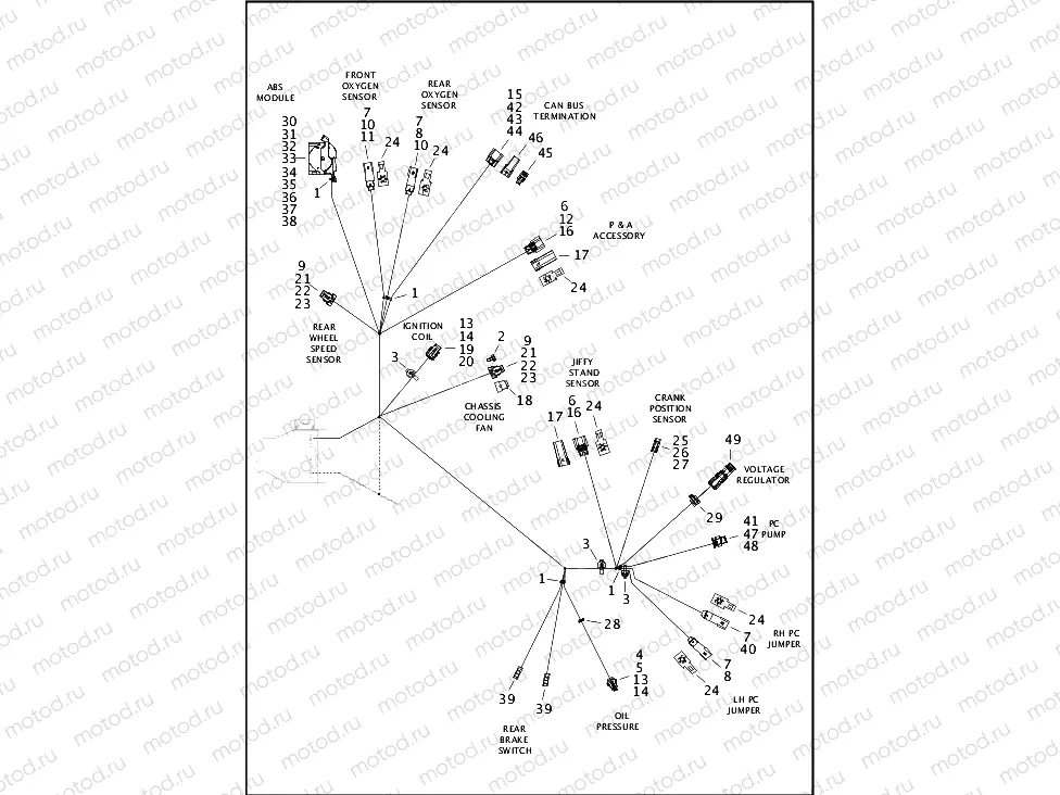 WIRING HARNESS, MAIN (7 OF 8)