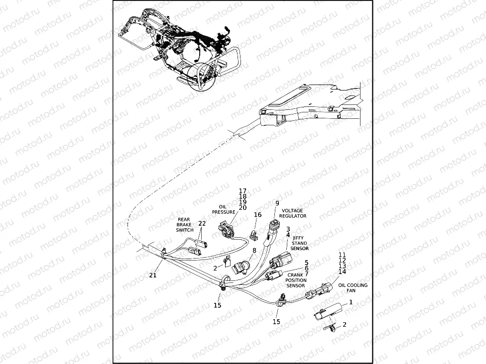 WIRING HARNESS, MAIN (8 OF 10)