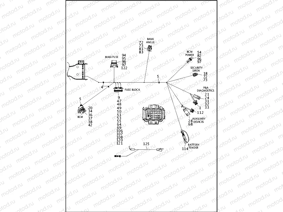 WIRING HARNESS, MAIN (8 OF 8)