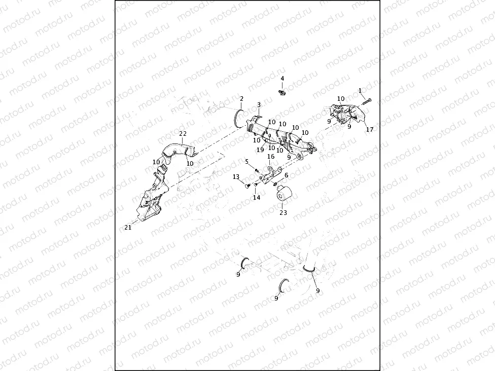 WIRING HARNESS, MAIN - 883L/N/R, 1200C/CA/CB/CP/V/X (4 OF 4)