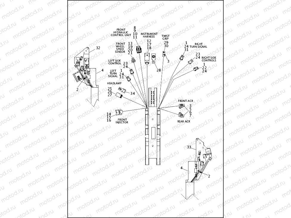 WIRING HARNESS, MAIN, ABS (1 OF 5)