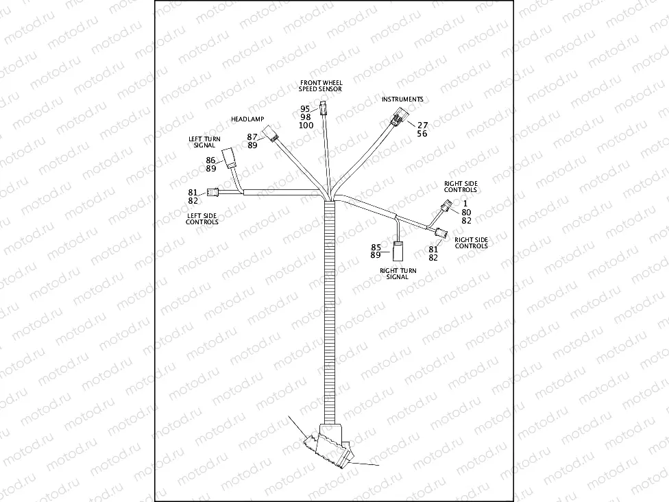 WIRING HARNESS, MAIN, ABS (1 OF 6)