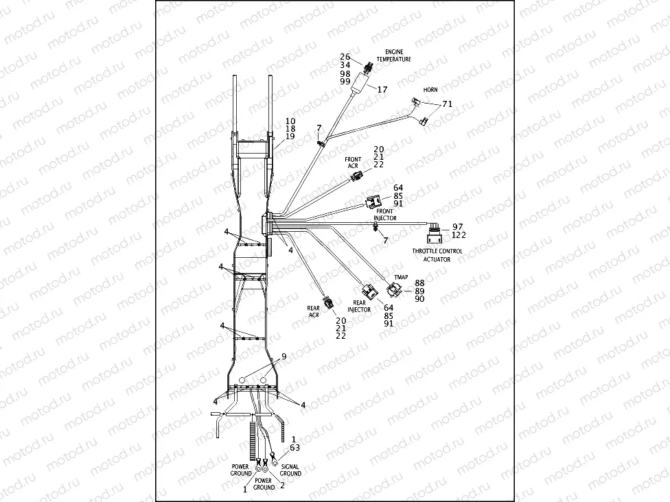 WIRING HARNESS, MAIN, ABS (2 OF 5)