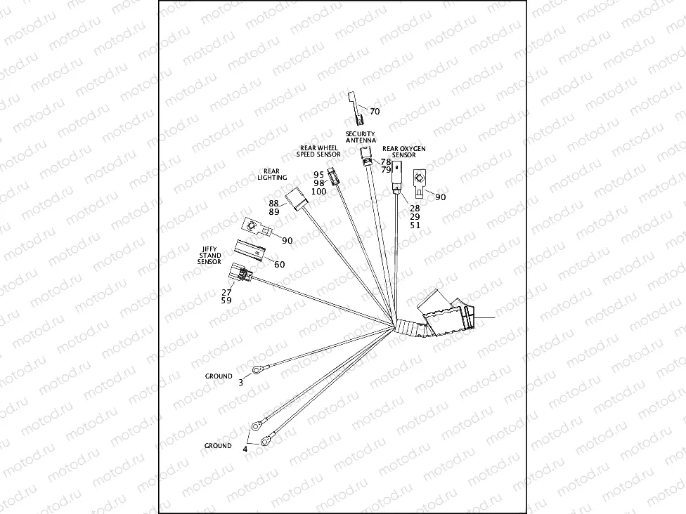 WIRING HARNESS, MAIN, ABS (2 OF 6)