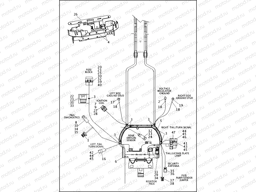 WIRING HARNESS, MAIN, ABS (3 OF 5)