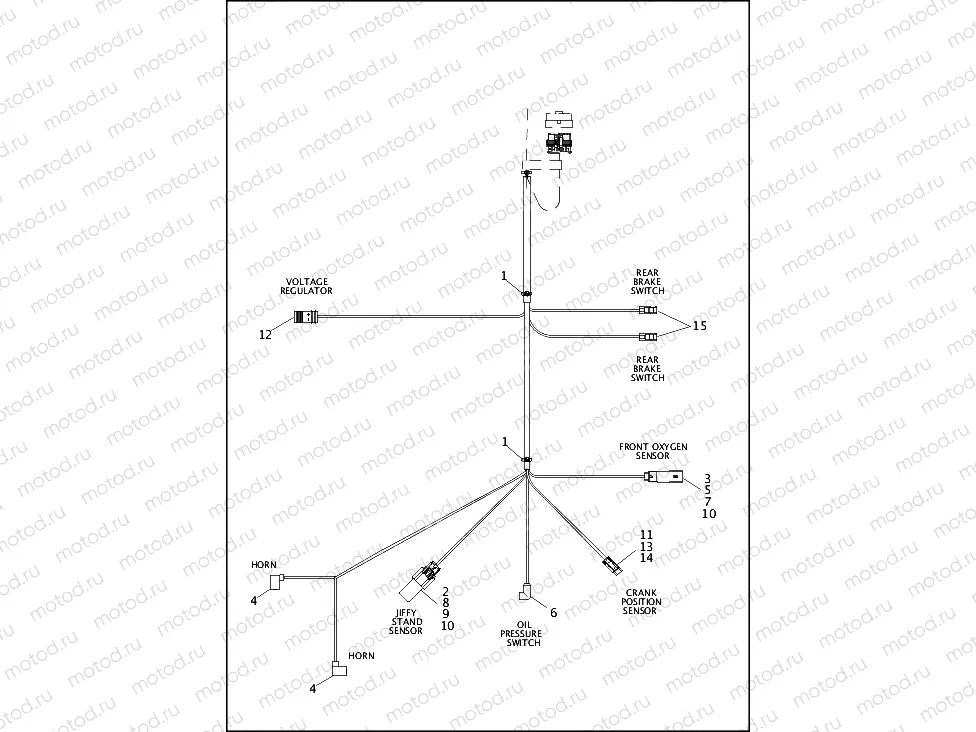 WIRING HARNESS, MAIN, ABS (5 OF 5)