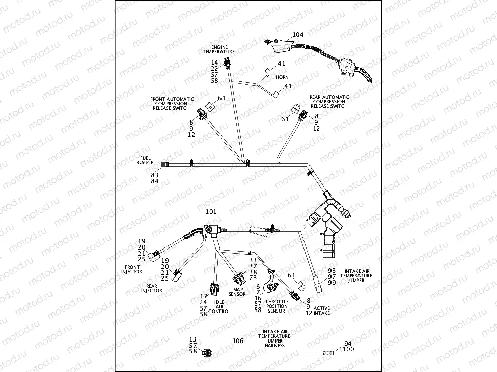 WIRING HARNESS, MAIN, ABS (6 OF 6)