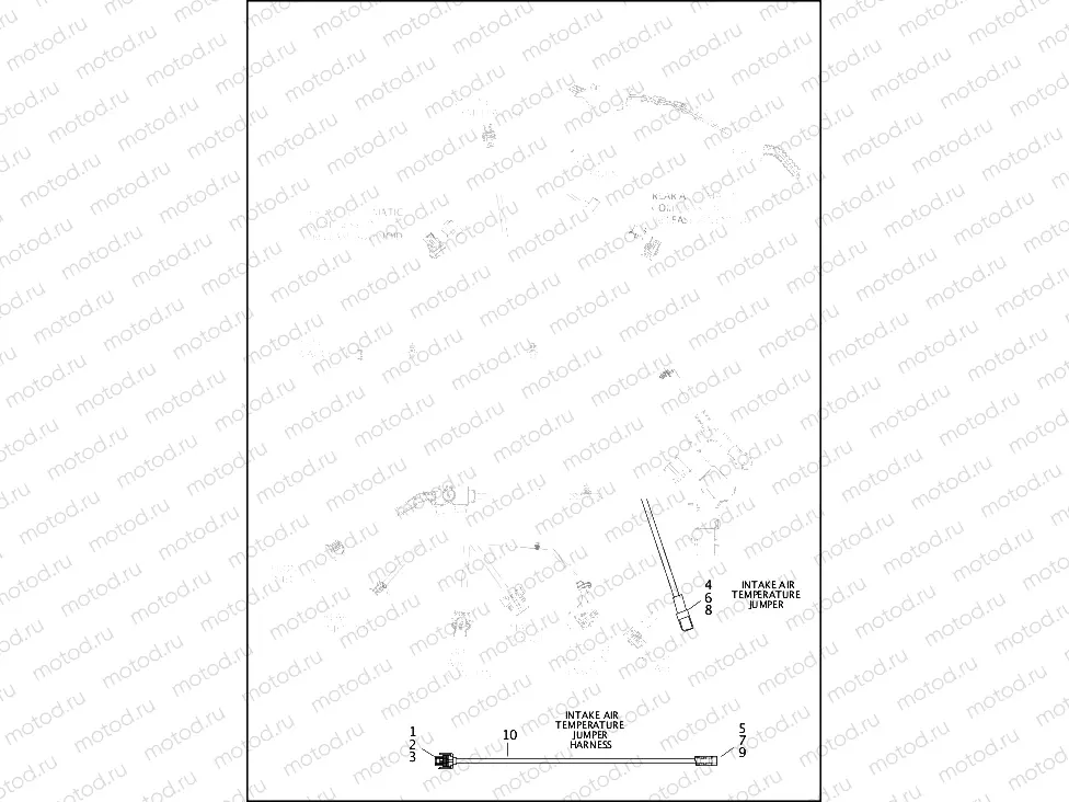 WIRING HARNESS, MAIN, ABS - ALL MODELS EXCEPT FXDLS (10 OF 10)