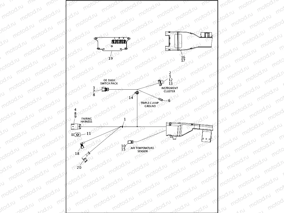WIRING HARNESS, MAIN, ABS (FAIRING MODELS) - FLTRU (1 OF 8)