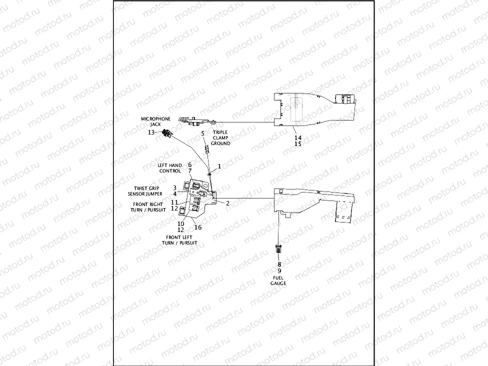 WIRING HARNESS, MAIN, ABS - FLHP (1 OF 8)