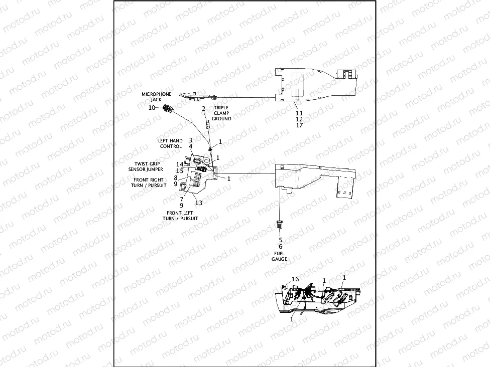 WIRING HARNESS, MAIN, ABS - FLHP (1 OF 9)
