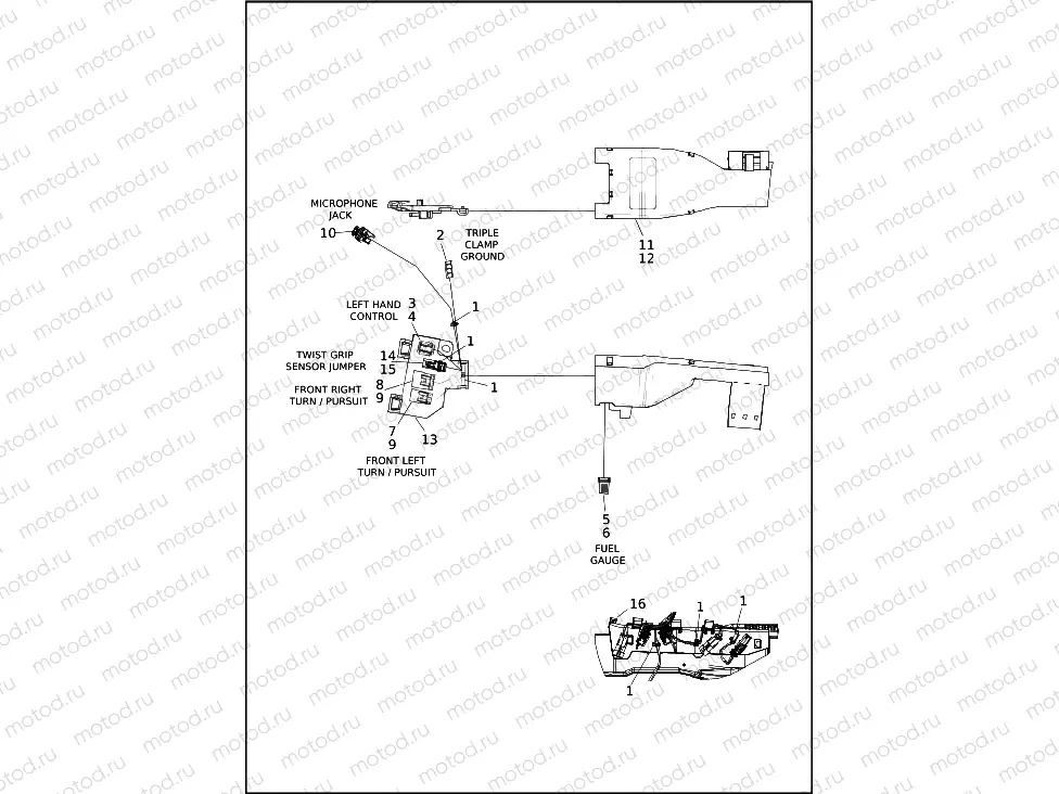 WIRING HARNESS, MAIN, ABS - FLHP (1 OF 9)