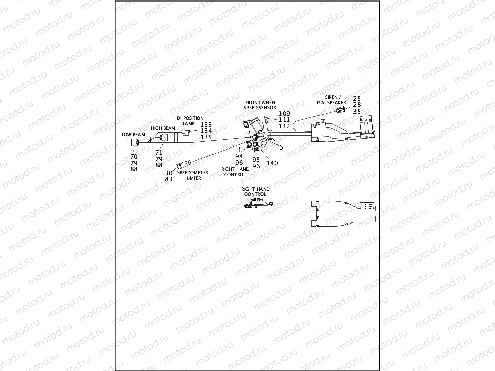 WIRING HARNESS, MAIN, ABS - FLHP (2 OF 8)
