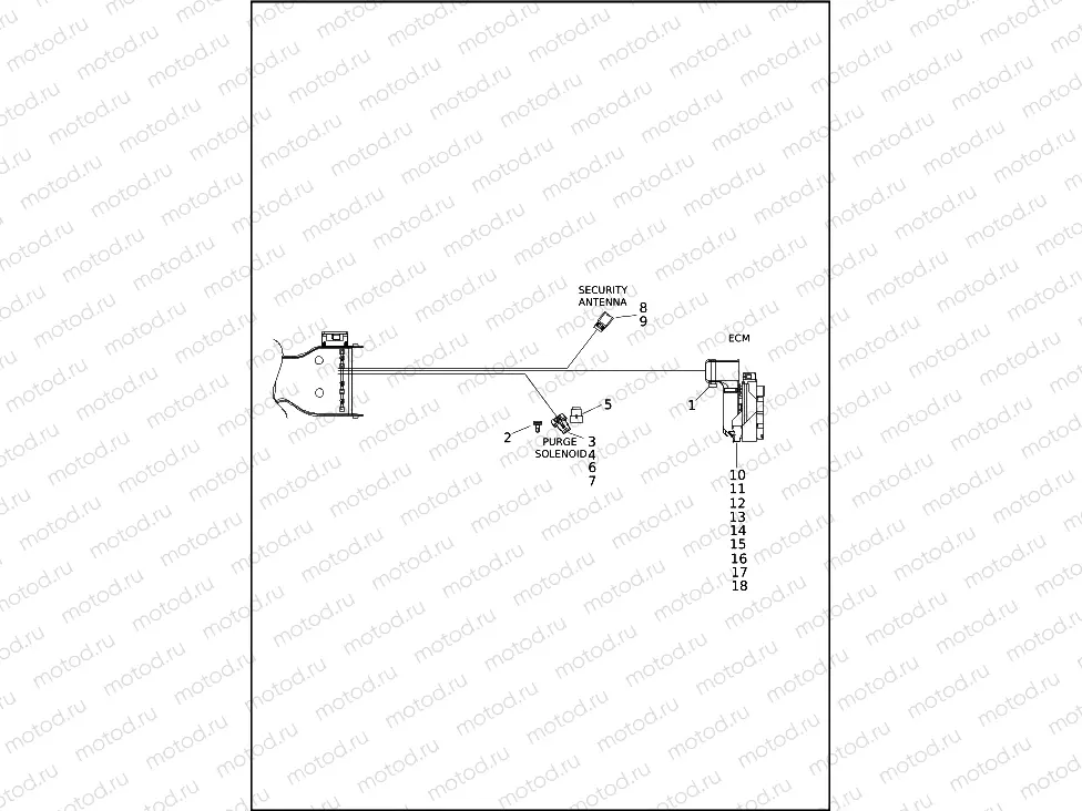 WIRING HARNESS, MAIN, ABS - FLHP (4 OF 9)