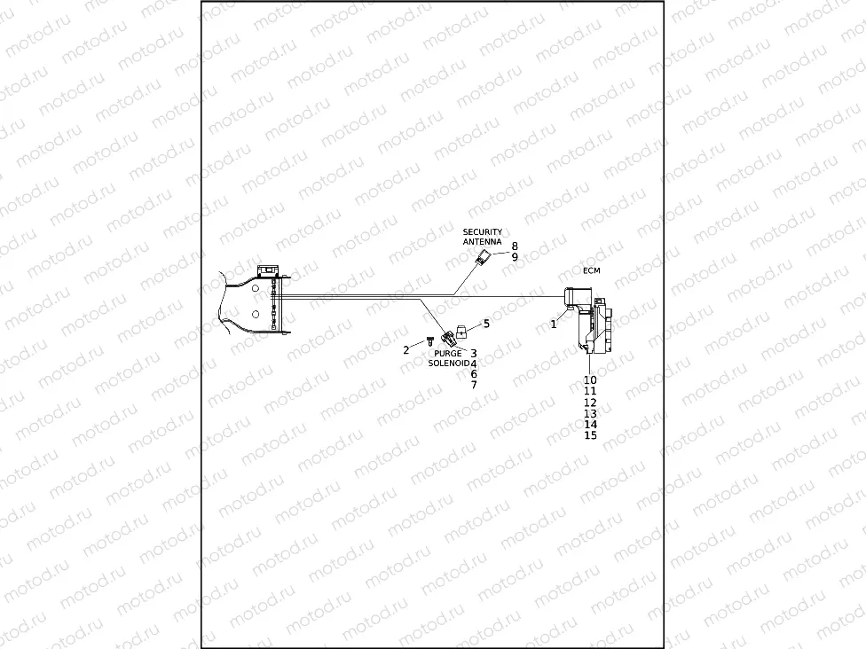WIRING HARNESS, MAIN, ABS - FLHTP (4 OF 9)