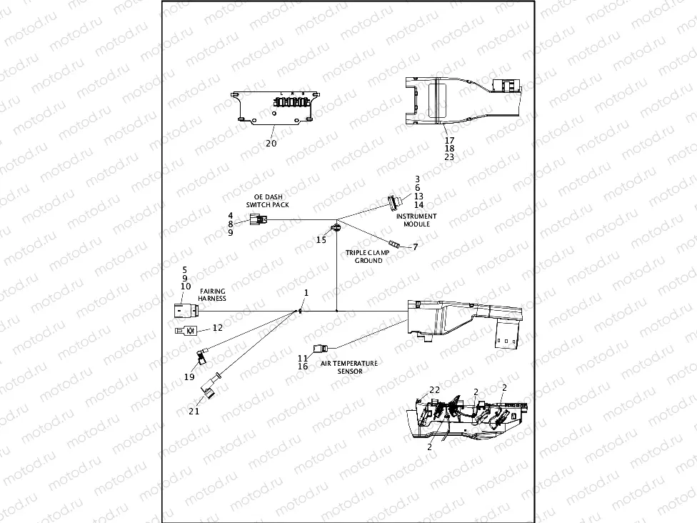 WIRING HARNESS, MAIN, ABS - FLTRU (1 OF 8)
