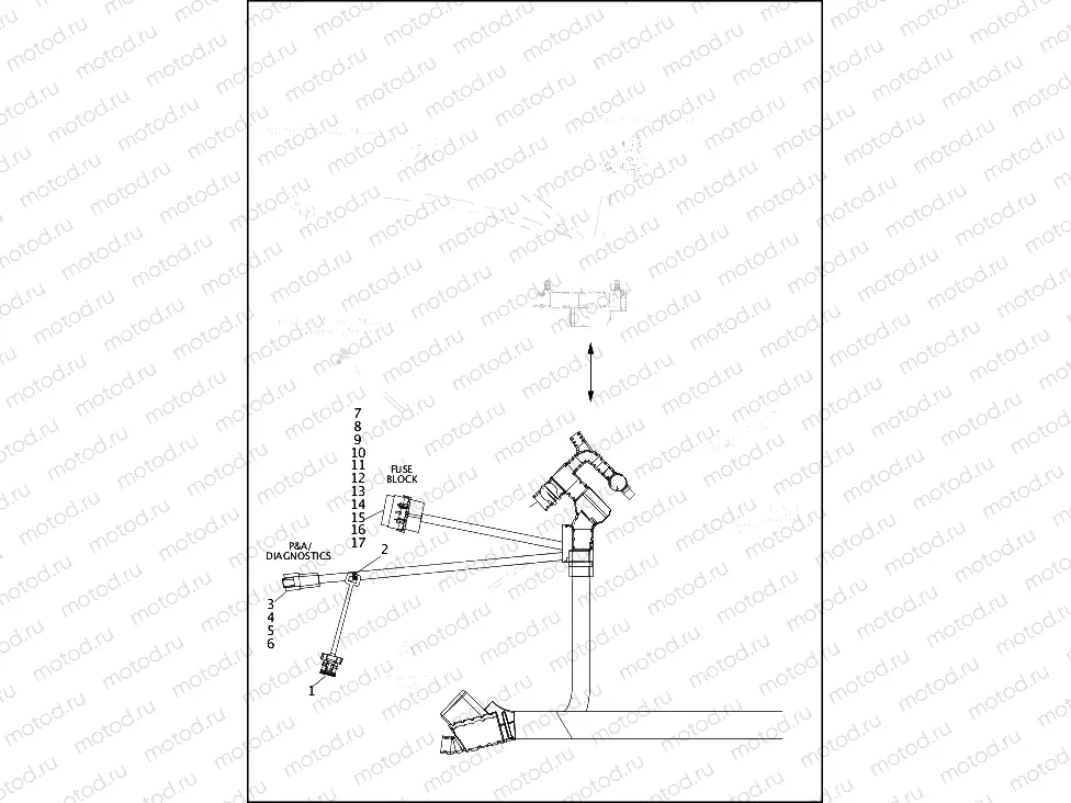 WIRING HARNESS, MAIN, ABS - FXDB, FXDF, FXDL, FXDWG (6 OF 9)