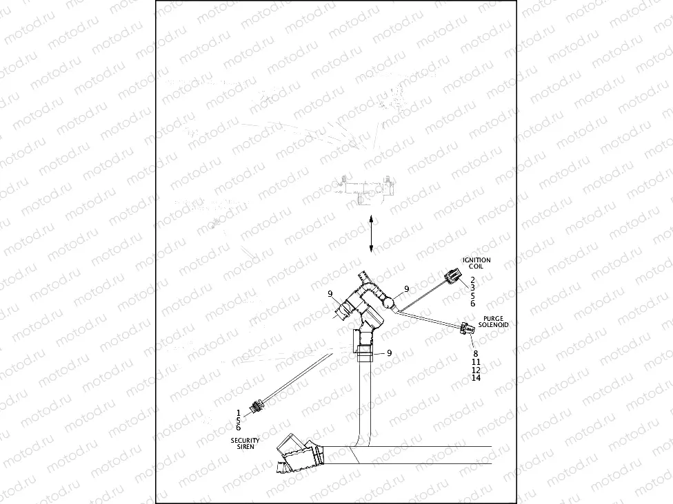 WIRING HARNESS, MAIN, ABS - FXDB, FXDF, FXDL, FXDWG (7 OF 9)