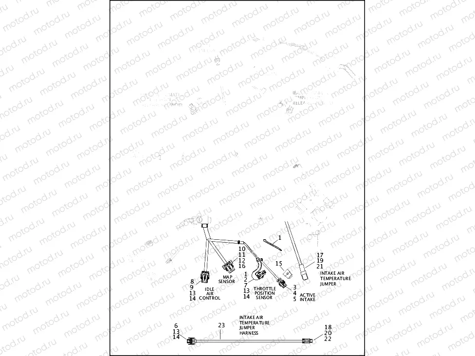 WIRING HARNESS, MAIN, ABS - FXDB, FXDF, FXDL, FXDWG (9 OF 9)
