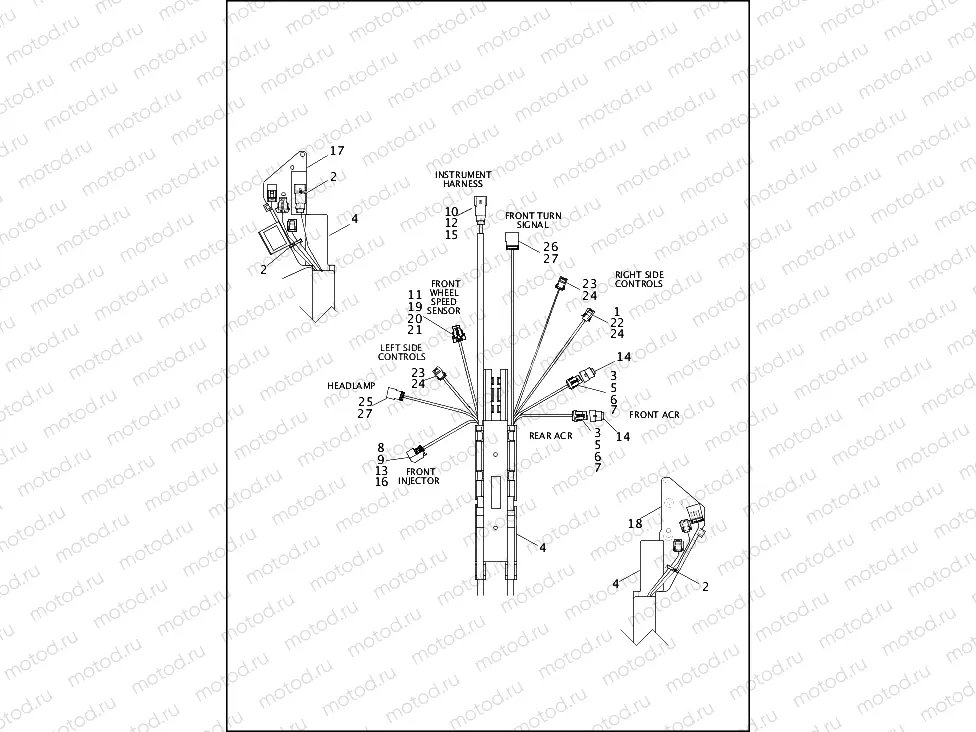 WIRING HARNESS, MAIN, ABS - FXSB (1 OF 5)