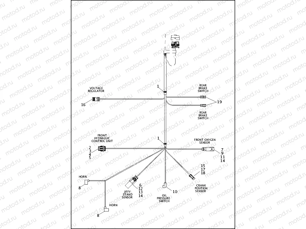 WIRING HARNESS, MAIN, ABS - FXSB (5 OF 5)