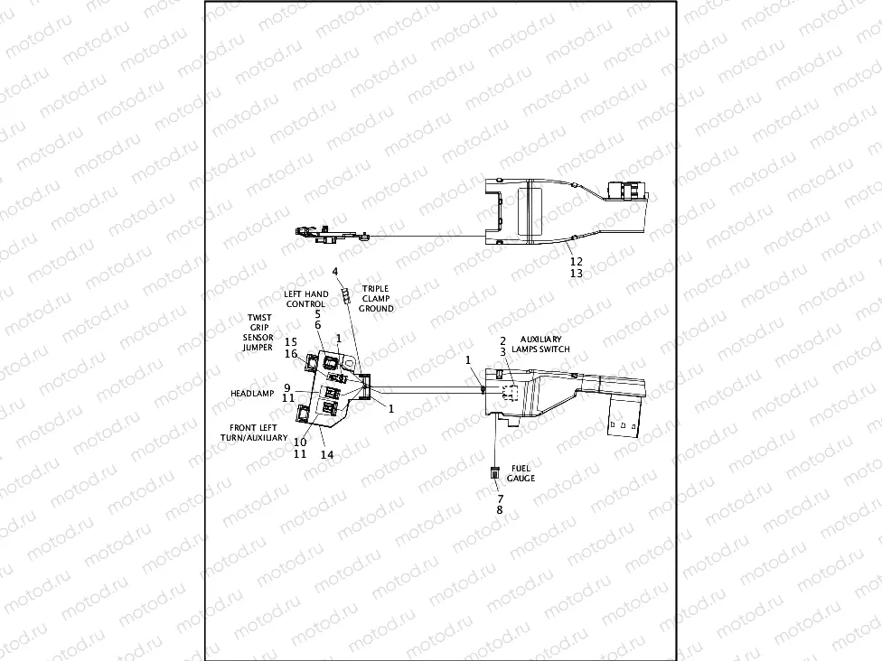 WIRING HARNESS, MAIN - FLRT (1 OF 8)