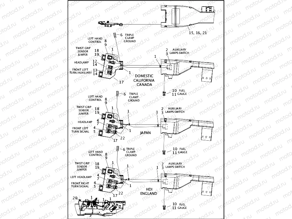 WIRING HARNESS, MAIN - FLRT (1 OF 8)