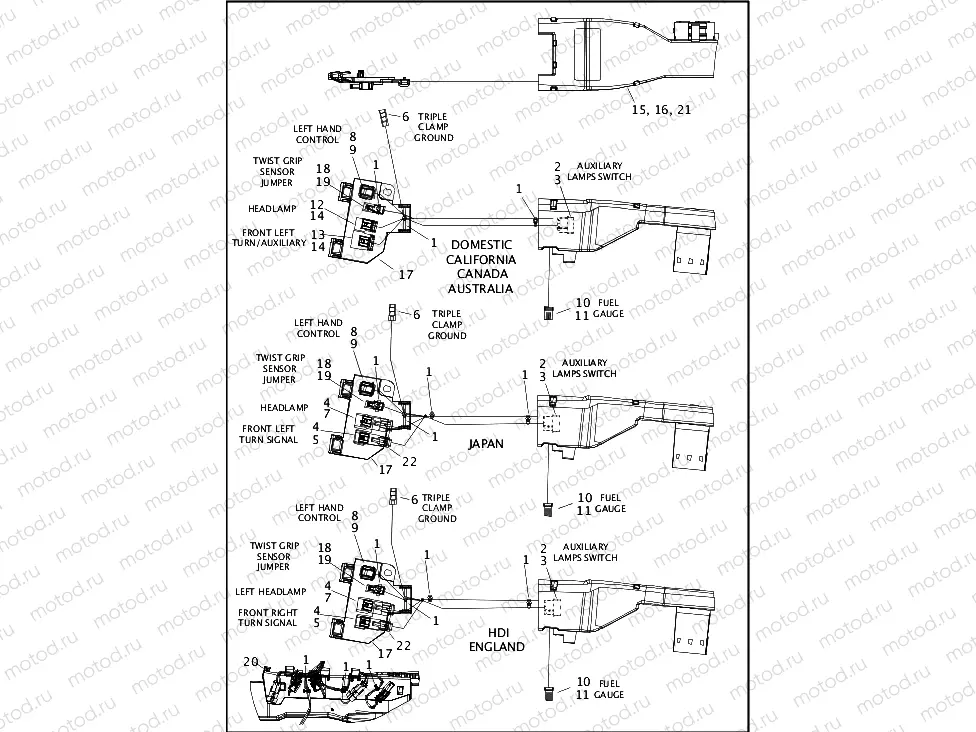 WIRING HARNESS, MAIN - FLRT (1 OF 8)