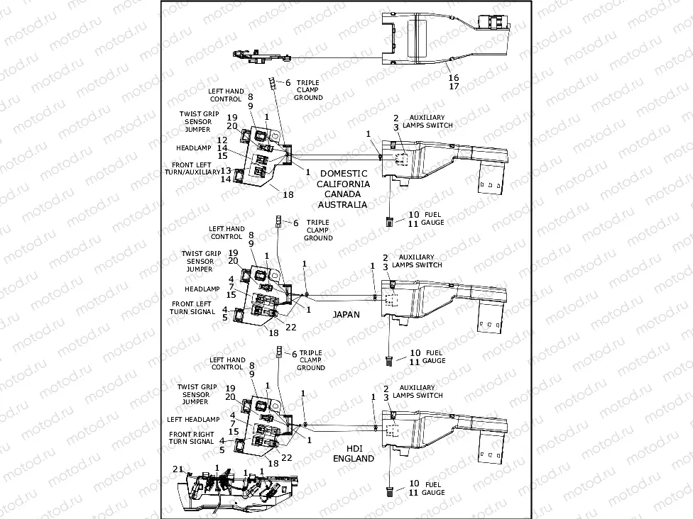 WIRING HARNESS, MAIN - FLRT (1 OF 9)